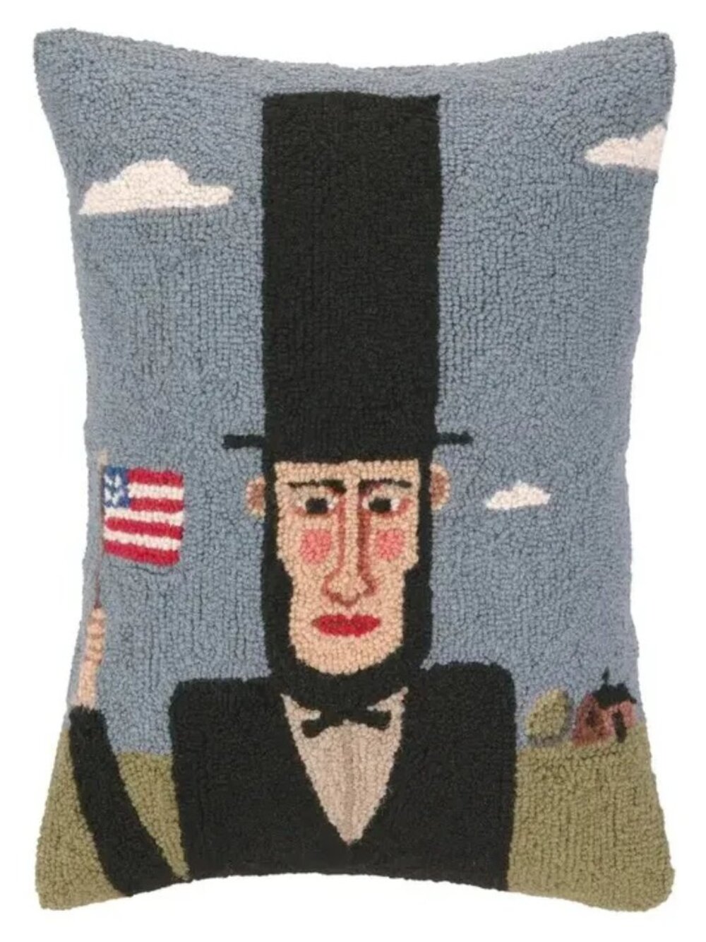 Abraham Lincoln Hook Pillow NEW
